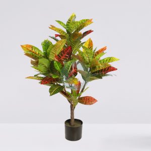 Planta Croton Artificial 100Cm