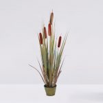 Planta Typha Purito Artificial 100Cm