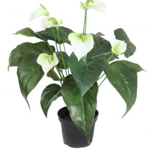 Planta Anturium Artificial, Alt 43Cm