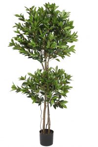 Arbol Doble Bola Laurel Artificial 165Cm