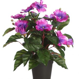 Planta Impatiens Artificial X 9, Alt. 30Cm