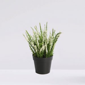 Planta Erica Artificial 25Cm Con Maceta