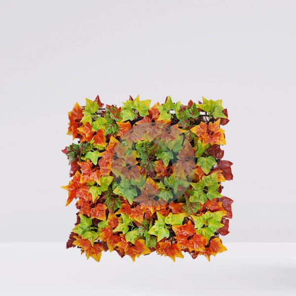 Y0389.12 PLACA HIEDRA OTOÑAL ARTIFICIAL 50CMX50CM - Imagen 1