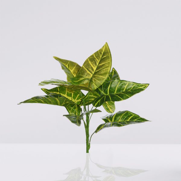 Monstera plant in pot isolated on white background. Minimal trop Planta alocasia artificial 40 cm