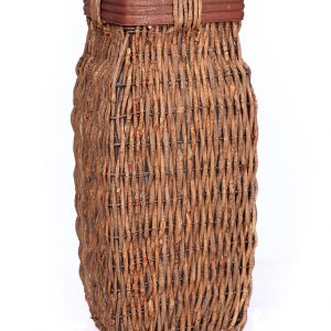 Macetero De Rattan Trenzado Alt 57 Cm Ancho 20 Cm