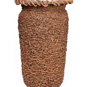 Macetero De Rattan Trenzado Alt 70 Cm 46 Cm