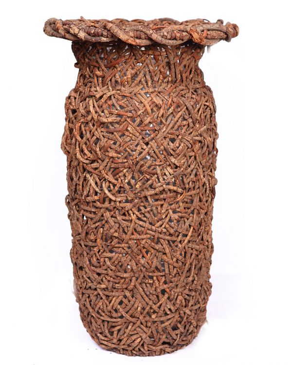 MACETERO DE RATTAN TRENZADO ALT 55 CM ø 32 CM - Imagen 1