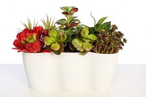 JARDINERA SUCULENTAS ARTIFICIAL 32CM