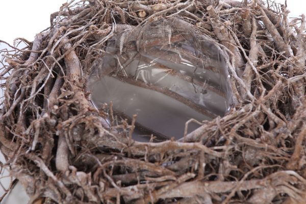 Y0533_2.jpeg Base Floral Nido Retama 46Cm - Imagen 2