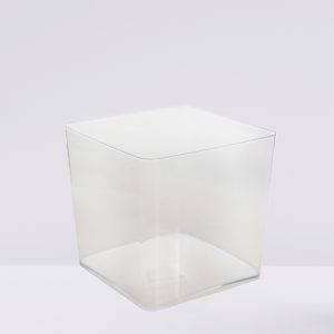 maceta plastico transprente