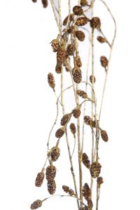 RAMA COLGANTE PIÑAS DORADAS 140CM - Imagen 2