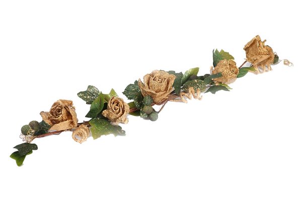 41043-2.jpeg Guirnalda Rosas Artificial 70Cm - Imagen 1