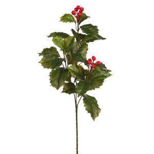 Vara Acebo Muerdago Artificial 55Cm