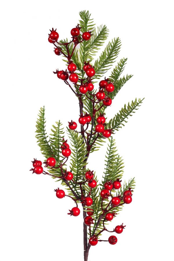 Vara Berry Y Pino Navidad 75Cm - Imagen 2