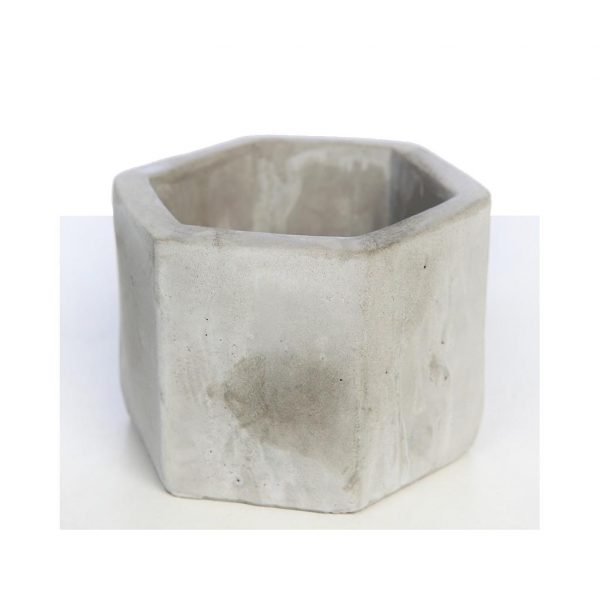 maceta-hexagono-cemento-7cm-1.jpeg Maceta Hexagono De Cemento 7Cm - Imagen 1