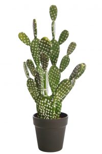 Cactus Opuntia Artificial En Maceta 56cm
