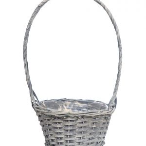 Cesta Mimbre Pastel 48Cm