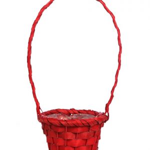 Cesta Mimbre Roja 50Cm