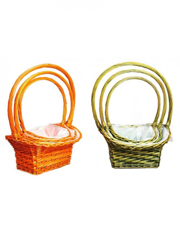 cesta-x3-60cm-marron-verde Cesta X3 60Cm - Imagen 1