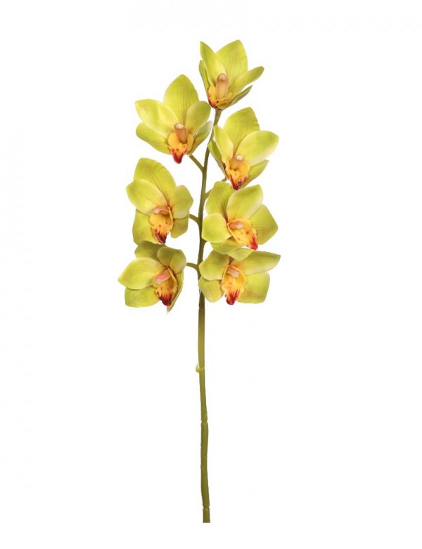 Flor Artificial Orquidea Cybidium 64cm