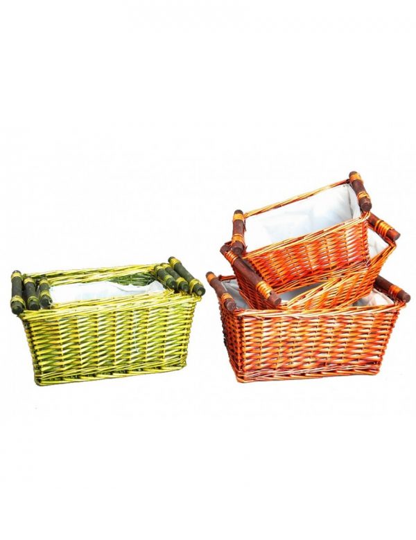 set-cestas-x3-42cm-verde Set Cestas X3 42Cm - Imagen 1