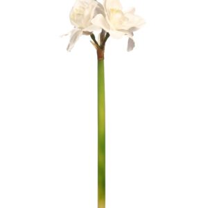 Flor Artificial Vara Amarilis Tacto Natural 64cm