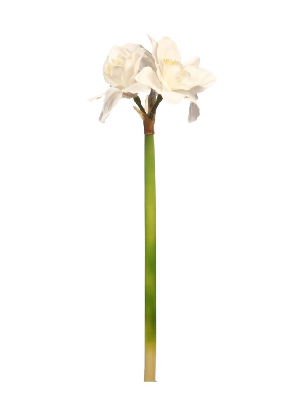 Flor Artificial Vara Amarilis Tacto Natural 64cm Flor Artificial Vara Amarilis Tacto Natural 64cm