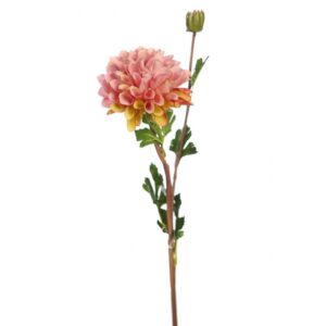 Flor Artificial Vara Dalia 63cm