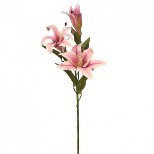 Flor Artificial Vara Lilium 85cm