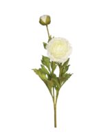 Flor Artificial Vara De Ranunculo 64cm