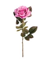 Flor Artificial Vara De Rosa