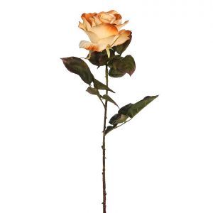Flor Artificial Vara De Rosa 75Cm