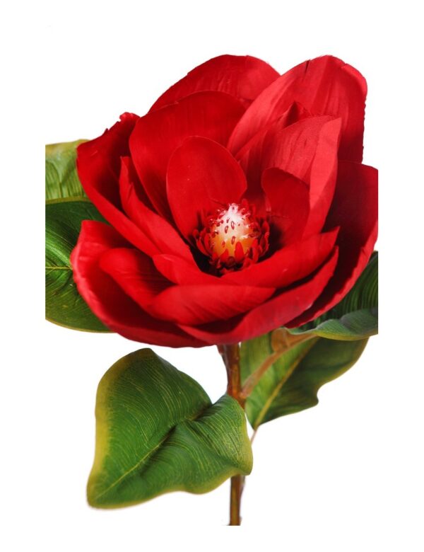 Flor Artificial Vara Magnolia