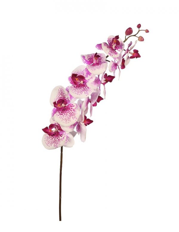Flor Artificial Vara Orquidea Phalaenopsis 110cm Flor Artificial Vara Orquidea Phalaenopsis 110cm