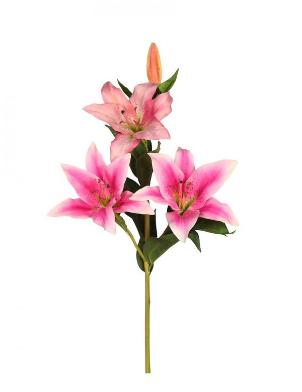 Flor Artificial Vara Tiger Lily 94cm Flor Artificial Vara Tiger Lily 94cm