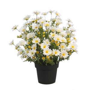 maceta margaritas artificiales 60cm