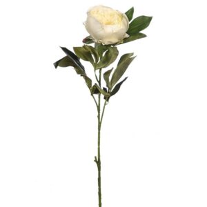 Flor Artificial Vara De Peonia 80cm