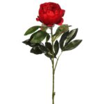 Flor Artificial Vara De Peonia 80cm