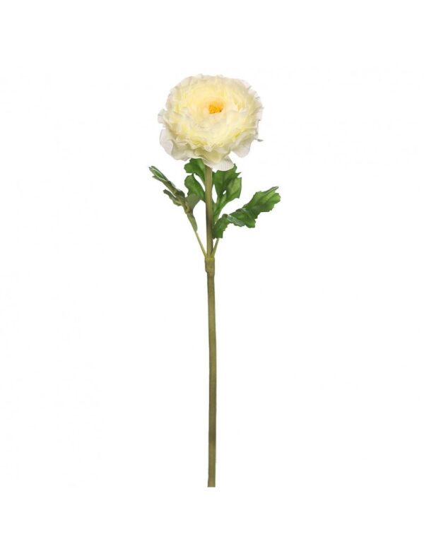 Flor Artificial Vara De Ranunculo Flocado 56cm Flor Artificial Vara De Ranunculo Flocado 56cm