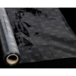 ROLLO CELOFAN DECORADO COPOS DE NIEVE 80CM