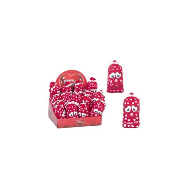 10332_0 EXPOSITOR 16PZS SACO BESOS CON SONIDO 15CM - Imagen 1