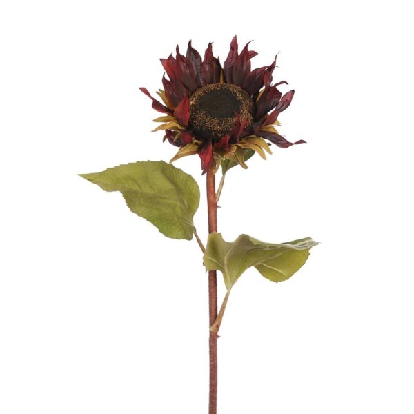 GIRASOL BURDEOS, ALT. 85CM Ø 17CM - Imagen 1