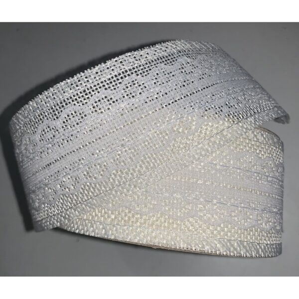 CINTA JUTE CON ENCAJE 4,5CM - Imagen 1