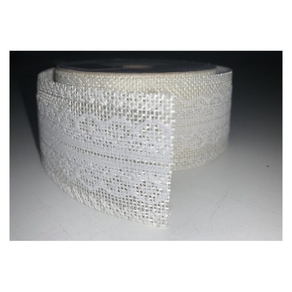 CINTA JUTE CON ENCAJE 4,5CM - Imagen 2
