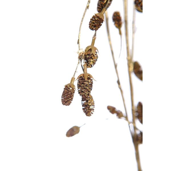 RAMA COLGANTE PIÑAS DORADAS 140CM - Imagen 3