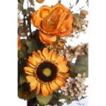 RAMO DE ROSAS Y GIRASOL OTOÑAL 60CM - Imagen 6