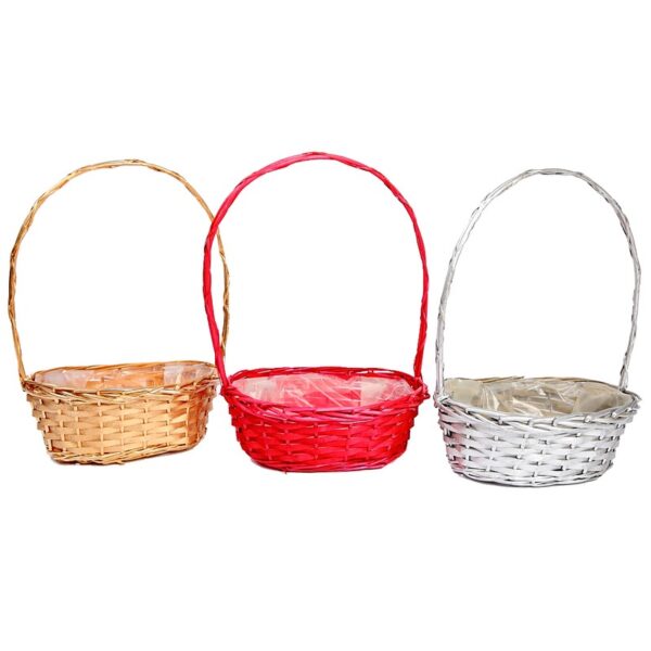 293WAP.03_0 CESTA MEDIANA 35X25CM ALT 14CM ALT TOTAL 52CM - Imagen 1