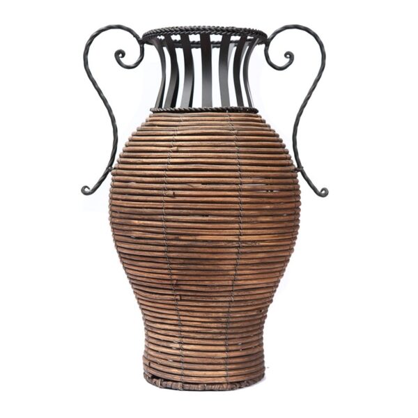 JARRON MIMBRE PEQUEÑO ALT 38CM Ø20CM - Imagen 1