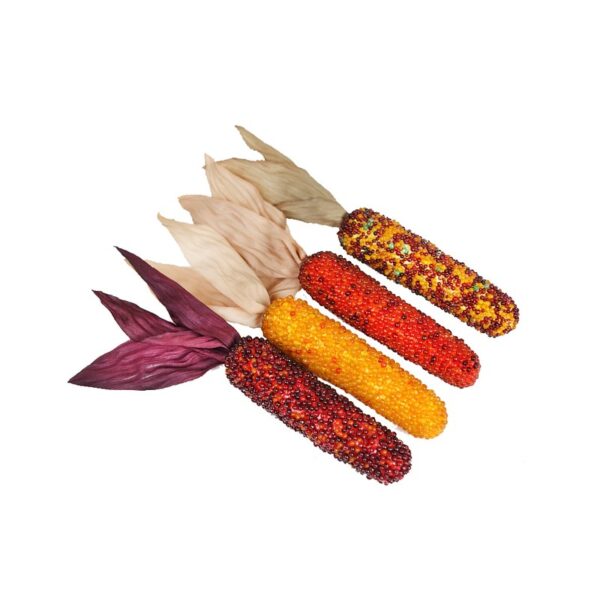 SET DE 4 MINI MAZORCAS BRILLO 20CM - Imagen 1