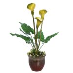 CALA EN MACETA ARTIFICIAL ALT 62CM